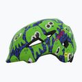 Dětská cyklistická přilba Giro Scamp II matte midnight/bright green Inked 2