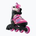 Dětské kolečkové brusle K2 Lumi Pro pink