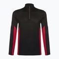 Pánská termoakční mikina Smartwool Merino Sport 1/4 Zip black/rythmic red