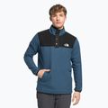 Pánská fleecová mikina The North Face Homesafe Snap Neck Fleece Pulovr modrá NF0A55HMMPF1