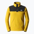 Pánská fleecová mikina The North Face Homesafe Snap Neck Fleece Pulovr žlutá NF0A55HM76S1 8