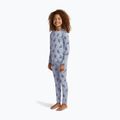 Dětské termoaktivní kalhoty icebreaker Merino 200 Oasis Bear Tour zinc blue/aop 4