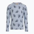 Dětská termo mikina Icebreaker Merino 200 Oasis Crewe Bear Tour Zinc Blue/Aop