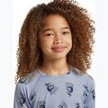 Dětská termo mikina Icebreaker Merino 200 Oasis Crewe Bear Tour Zinc Blue/Aop 7