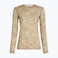 Dámské tričko Longsleeve icebreaker Merino 200 Oasis Crewe Moss Bloom cumin/undyed/aop 7