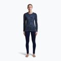 Dámské tričko Longsleeve icebreaker Merino 200 Oasis Crewe Moss Bloom navy/dawn/aop 2