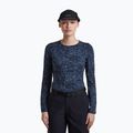 Dámské tričko Longsleeve icebreaker Merino 200 Oasis Crewe Moss Bloom navy/dawn/aop 5