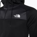 Pánská trekingová mikina The North Face Reaxion Fleece F/Z Hoodie černo-šedá NF0A7Z9OKT01 3