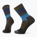 Smartwool Everyday Blocked Stripe Crew zeleno-modré trekové ponožky SW001940D11 4
