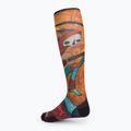 Pánské ponožky Smartwool Ski Zero Cushion Memory Quilt Print OTC orange SW001917150 2