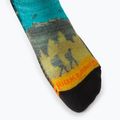 Smartwool Hike Light Cushion Great Excursion Print Crew trekové ponožky modré/žluté SW001987150 3