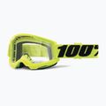 100% Strata 2 fluo yellow/clear cyklistické brýle