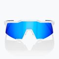 Sluneční brýle  100% Speedcraft matte white/hiper blue multilayer mirror 2