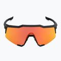 Cyklistické brýle 100% Speedcratf Soft tact black/hiper red multilayer mirror 60007-00008 4