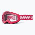 Cyklistické brýle  100% Strata 2 pink/clear 5