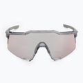 Sluneční brýle 100% Speedcraft polished translucent grey/rose gold mirror photochrom 6