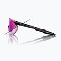 Sluneční brýle 100% Hypercraft SQ gloss black/photochromic purple mirror 9