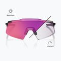 Sluneční brýle 100% Aerocraft gloss black/purple mirror photochromic 4