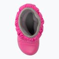 Dětské sněhule Crocs Winter Puff electric pink/light grey 5