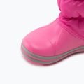 Dětské sněhule Crocs Winter Puff electric pink/light grey 7