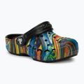 Dětské nazouváky Crocs Baya Graphic Clog black/multi 2