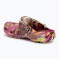 Nazouváky Crocs Classic Marbled Clog electric pink/multi 4