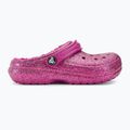 Dětské žabky Crocs Classic Lined Glitter Clog fuchsia fun/multi 3