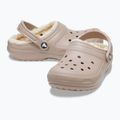 Nazouváky  Crocs Classic Lined Clog mushroom/bone 14