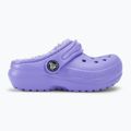 Dětské nazouváky  Crocs Classic Lined digital violet 3