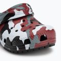 Dětské nazouváky Crocs Classic Camo Clog Toddler black/red 8