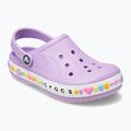 Dětské dřeváky Crocs Bayaband Charm Band Orchid 9