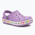 Dětské dřeváky Crocs Bayaband Charm Band Orchid 2
