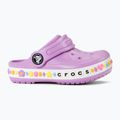 Dětské nazouváky  Crocs Bayaband Charm Band Clog Toddler orchid 3