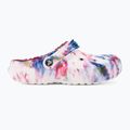 Dámské žabky Crocs Classic Lined Tie Dye Clog bordeaux/multi 3