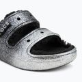Nazouváky Crocs Classic Cozzzy Glitter Sandal black/silver 7