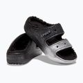 Nazouváky Crocs Classic Cozzzy Glitter Sandal black/silver 3