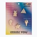 Placky Crocs Gold Icons gold icons 5 pack