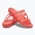 Dámské žabky Crocs Splash Glossy Strappy neon watermelon 13