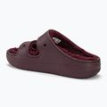 Nazouváky  Crocs Classic Cozzzy dark cherry 3