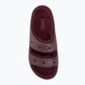 Nazouváky  Crocs Classic Cozzzy dark cherry 5