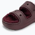 Nazouváky  Crocs Classic Cozzzy dark cherry 7