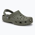 Pantofle  Crocs Classic Crocskin dusty olive 2
