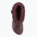 Dámské sněhule Crocs Classic Neo Puff Luxe dark cherry 5