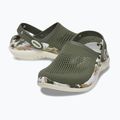 Žabky Crocs LiteRide 360 Marbled Clog army green/multi 10