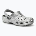 Nazouváky  Crocs Classic Metallic Crocskin ssilver 2