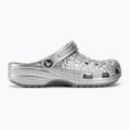 Nazouváky  Crocs Classic Metallic Crocskin ssilver 3