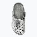 Nazouváky  Crocs Classic Metallic Crocskin ssilver 6