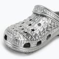 Nazouváky  Crocs Classic Metallic Crocskin ssilver 8