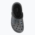 Dámské nazouváky  Crocs Baya Platform Lined Glitter Clog black giltter 6