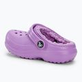 Dětské nazouváky  Crocs Classic Lined orchid 4